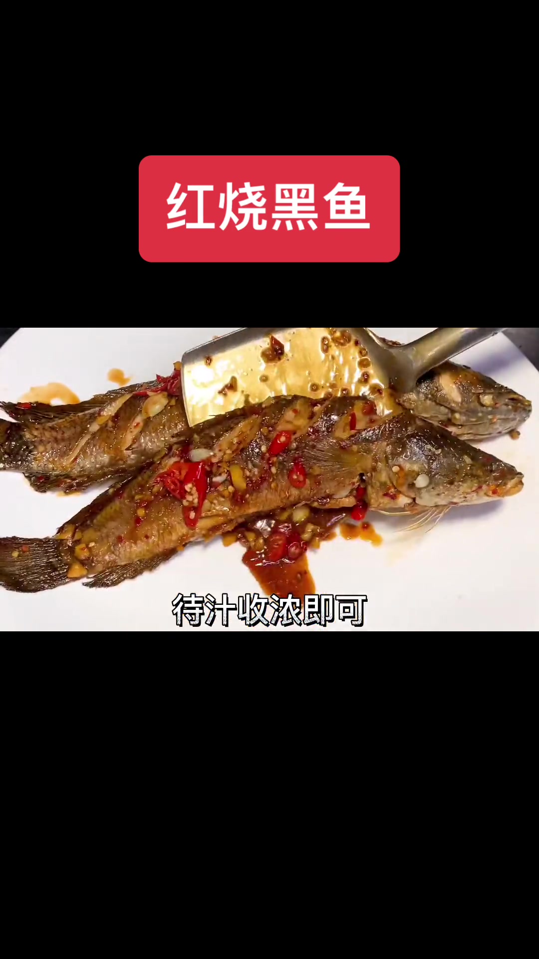 黑鱼常见做法:红烧或炖汤,腌制后红烧超棒!