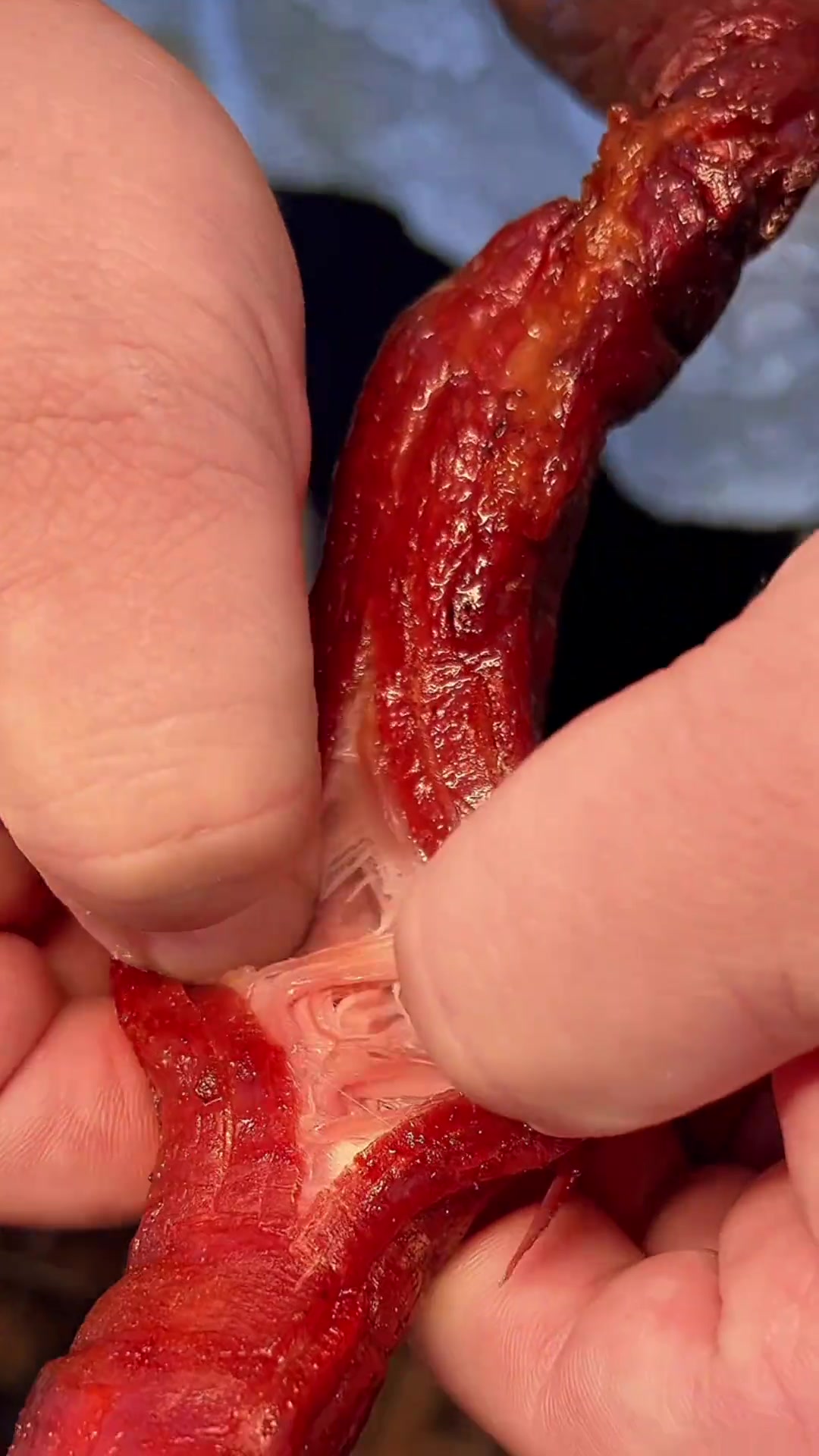 牛肉干纹理美,小孩放心吃