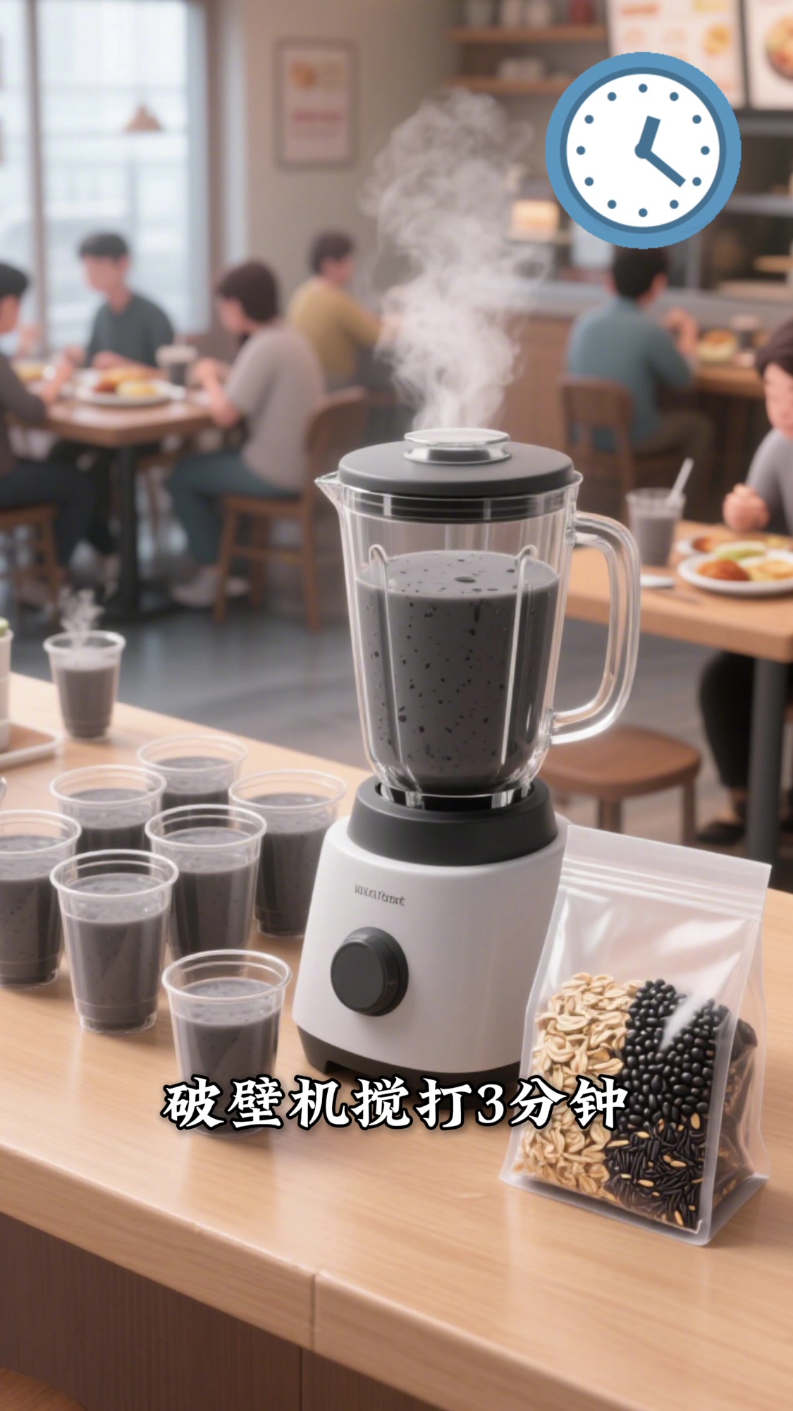 早餐店都在卖的包子豆浆套餐,软糯又香甜真的好吃!早餐店