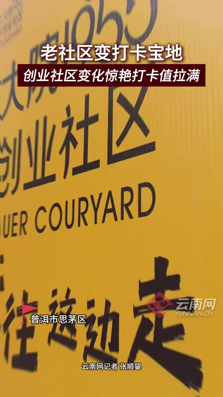 普洱又藏不住了!大院1995老社区变身打卡宝地,变化惊艳,曾经的老厂房改成了文艺咖啡馆,斑