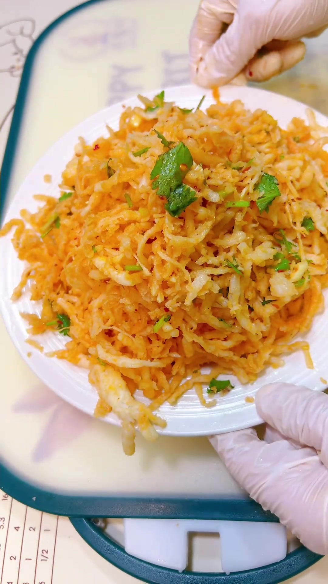 河南河北山东安徽老表必看!粉蒸萝卜丝做法