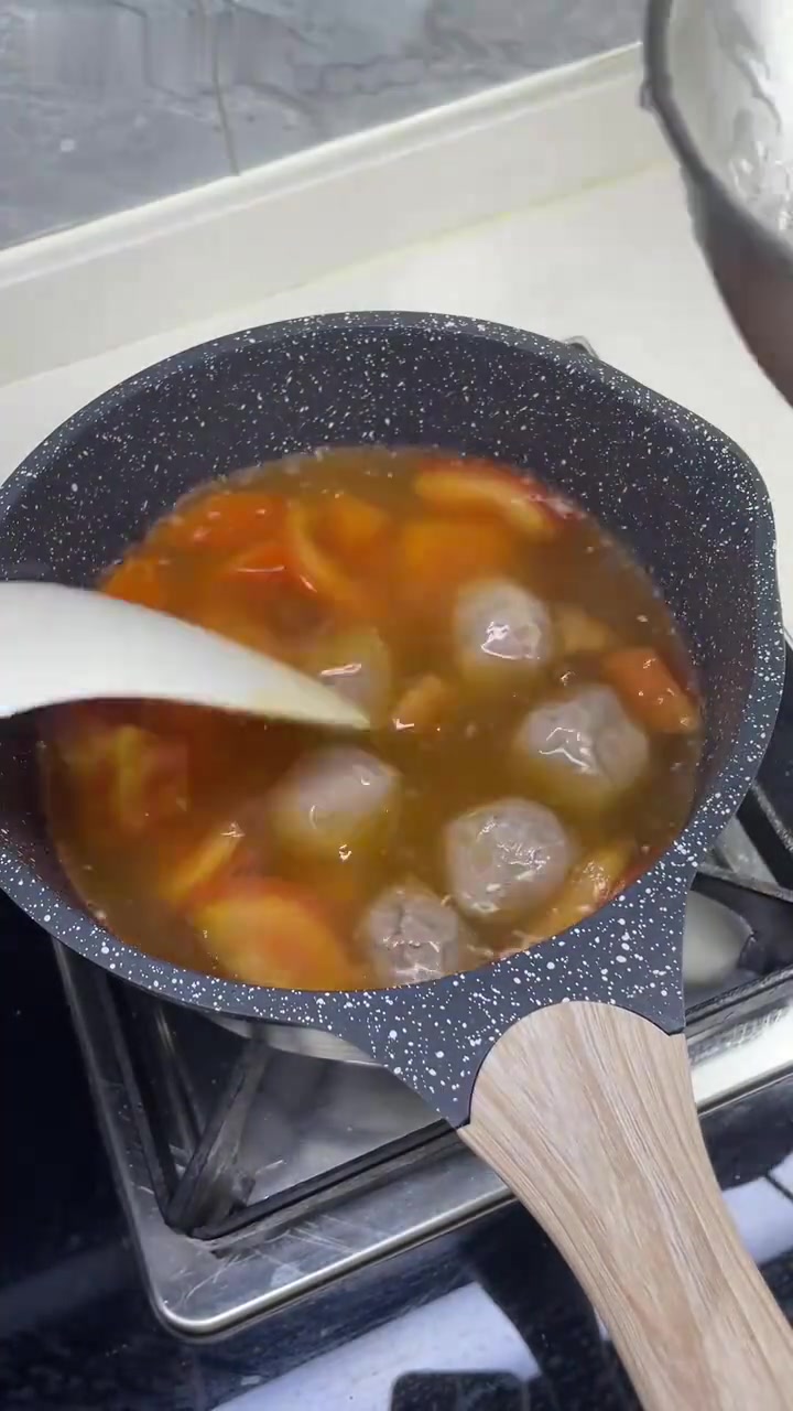 低卡又好吃的牛肉丸粉丝汤，做法超简单！