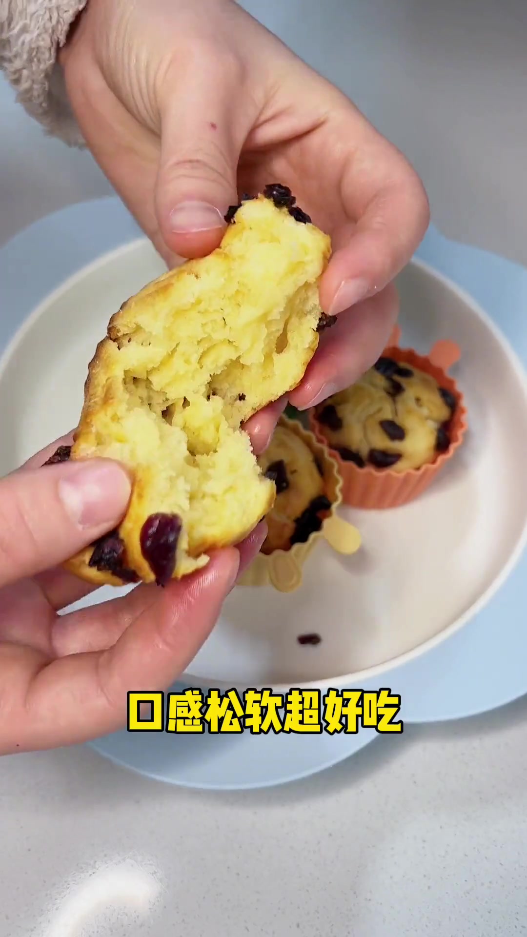 酸甜蔓越莓马芬蛋糕，0失败，搅搅就能做