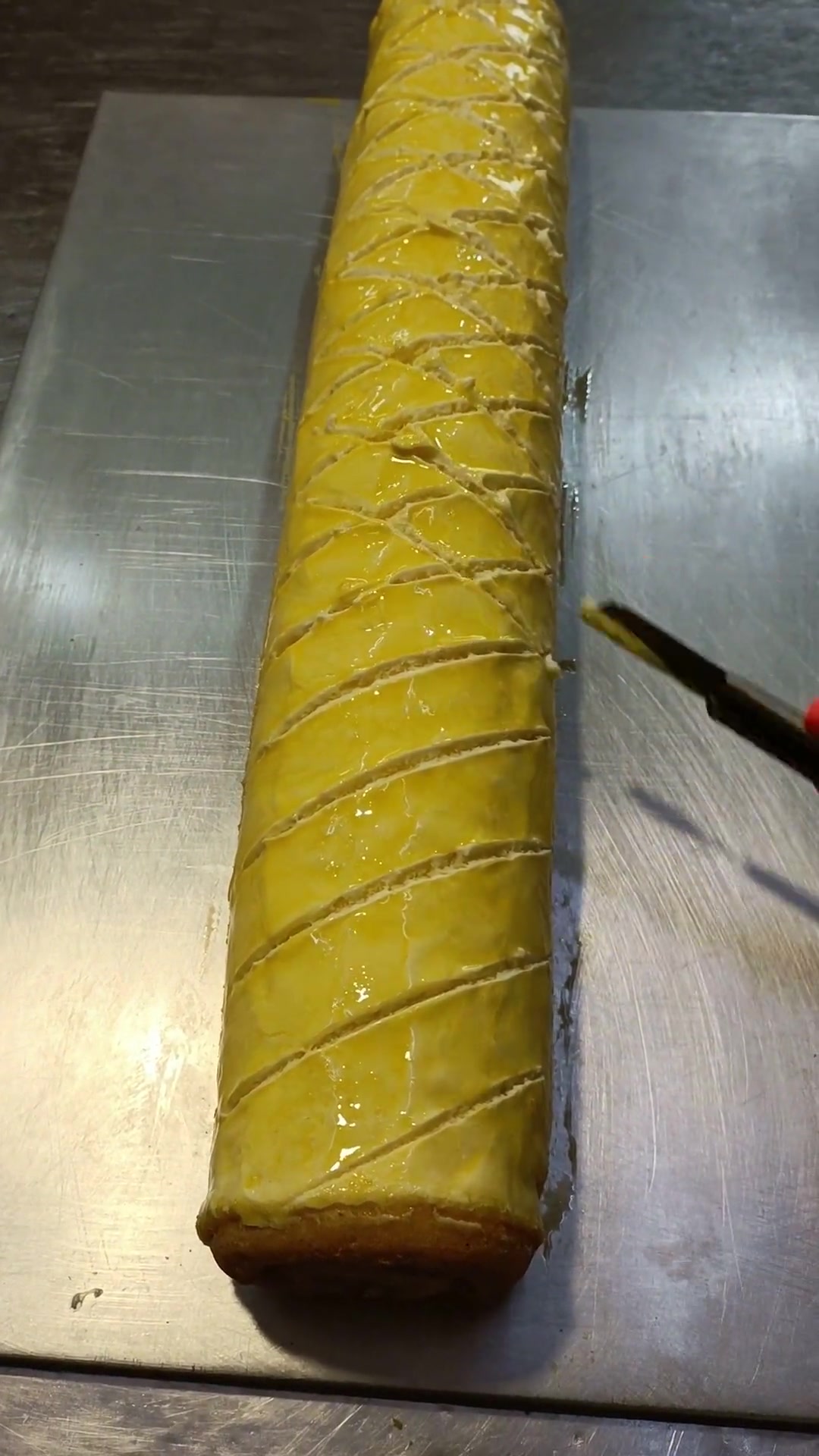 菠萝蛋糕卷,来看看