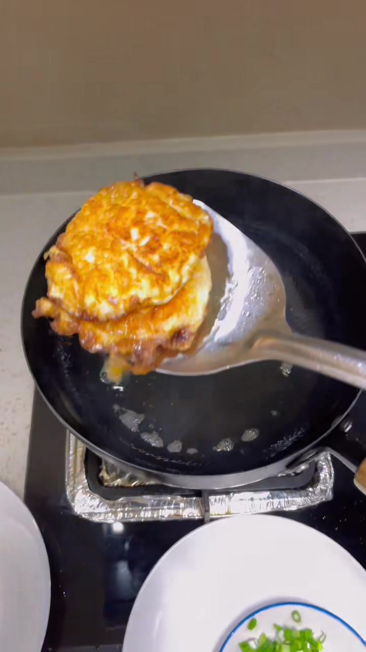 中江手工空心挂面经典做法，番茄煎蛋面