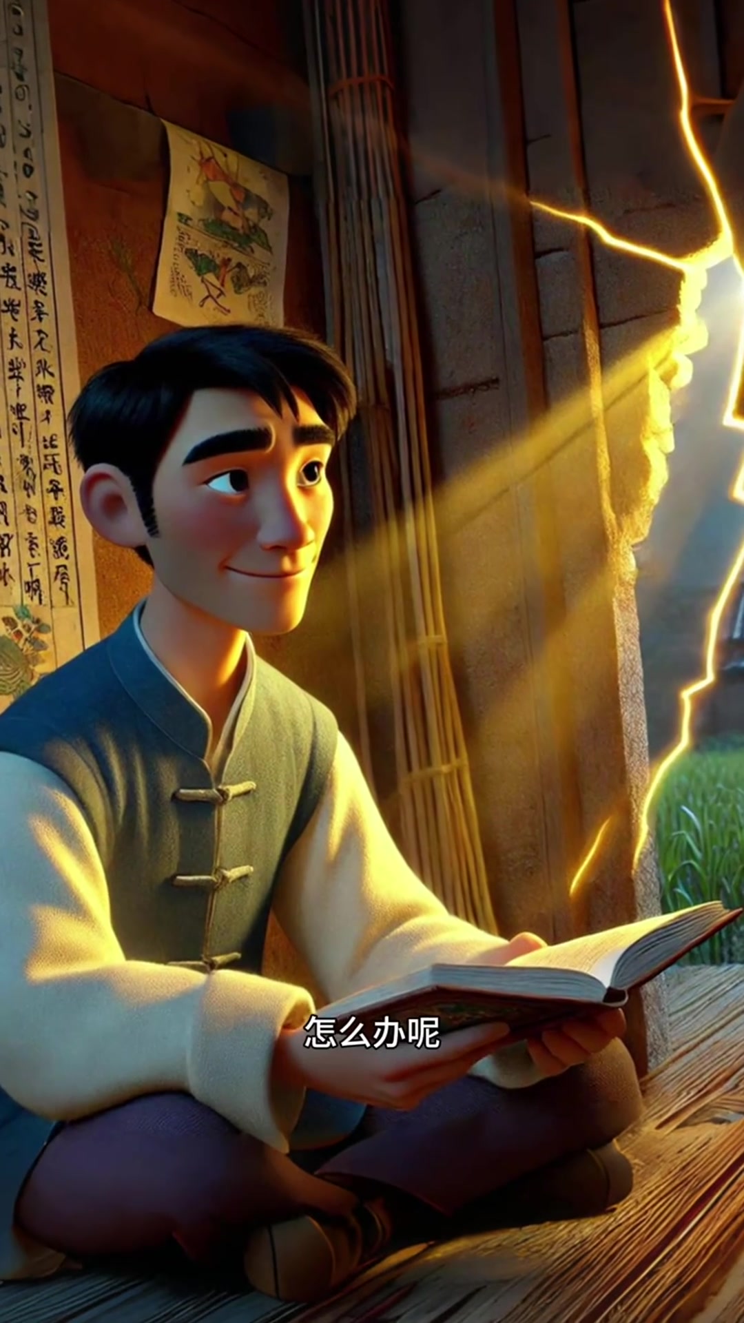 绘本故事 凿壁偷光
