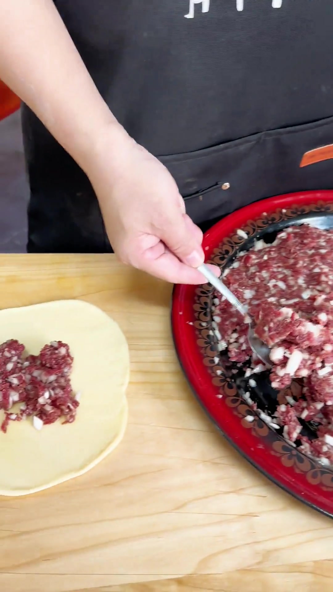 自制超大大大烤包子皮薄馅大还爆汁香迷糊了