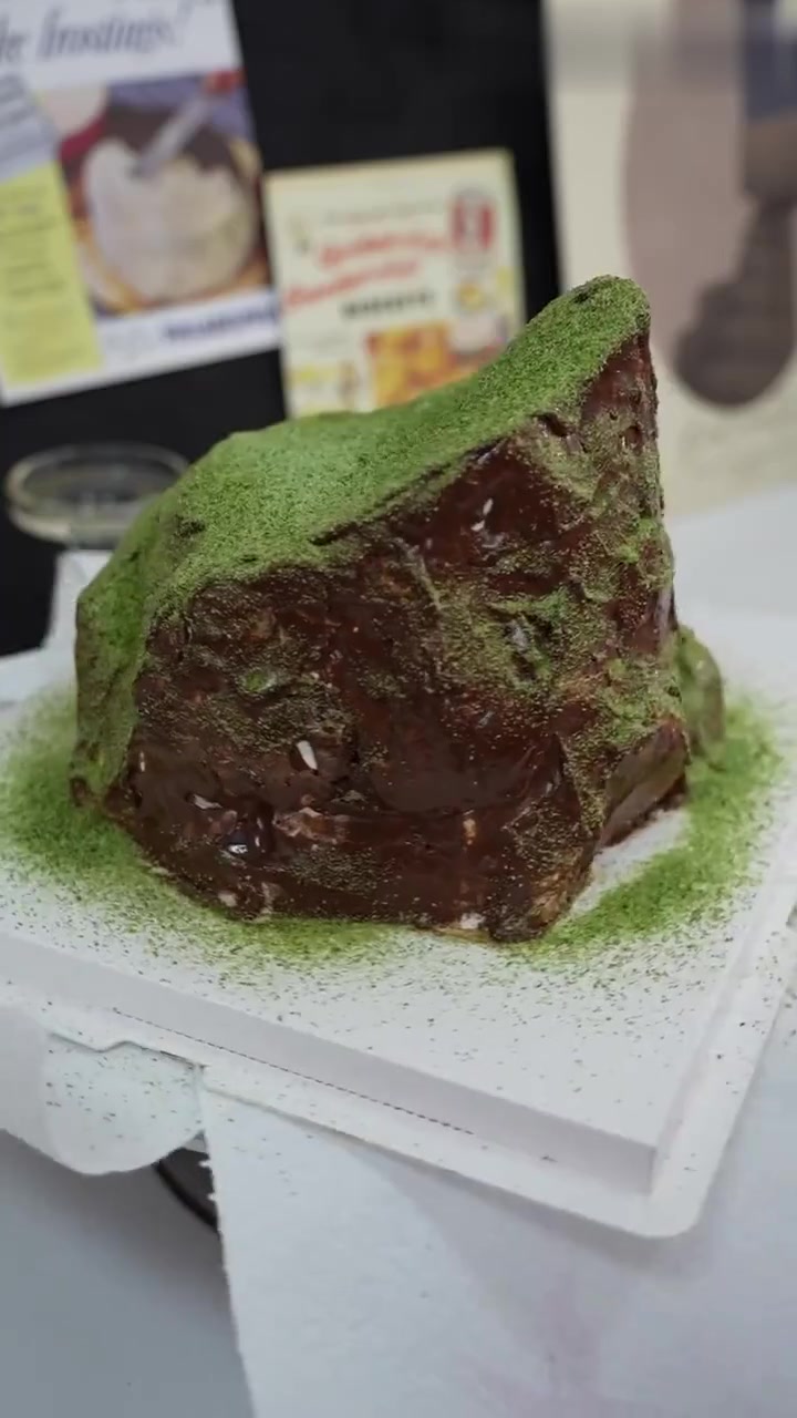 沉浸式做微景观塞尔达蛋糕,有山坡海浪草地