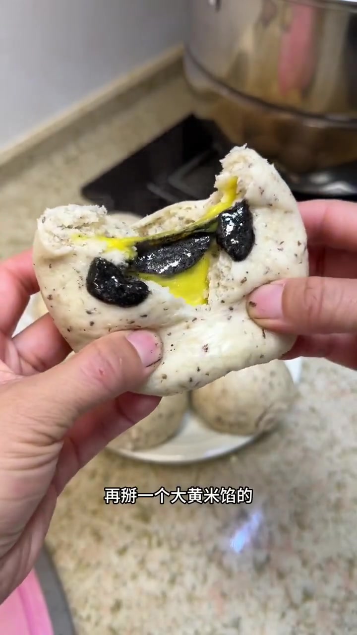 好吃的燕麦大馒头来了