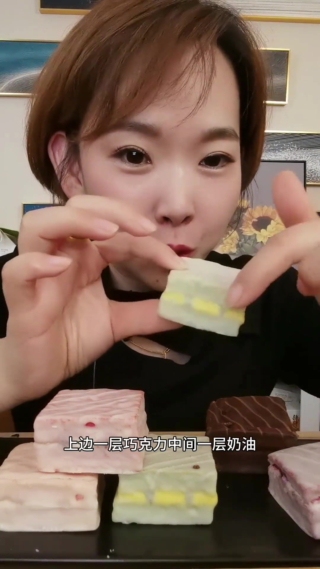 纯冻哈密瓜味红丝绒蛋糕超好吃