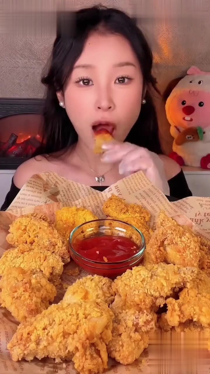 吃播炸鸡多人合集