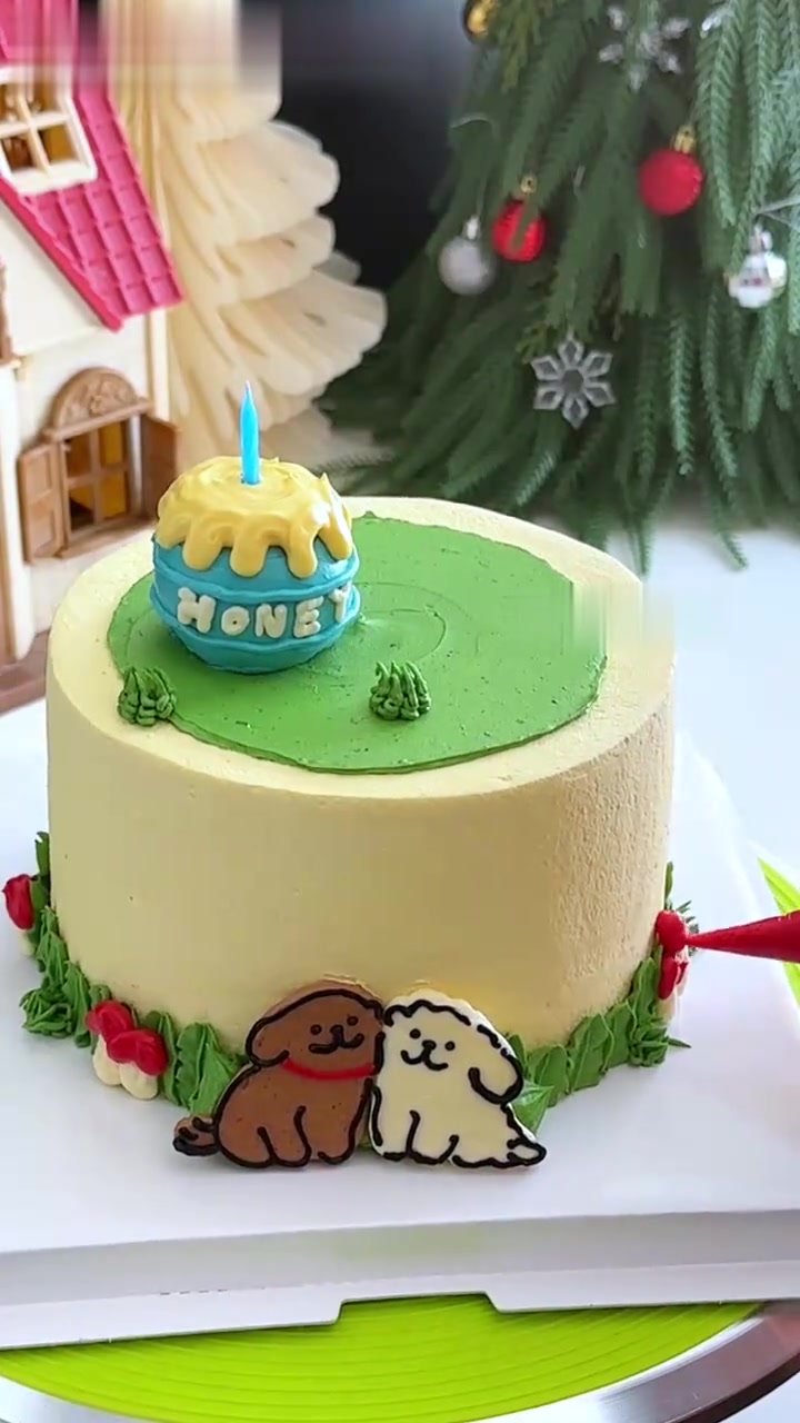 沉浸式制作森林小动物蛋糕