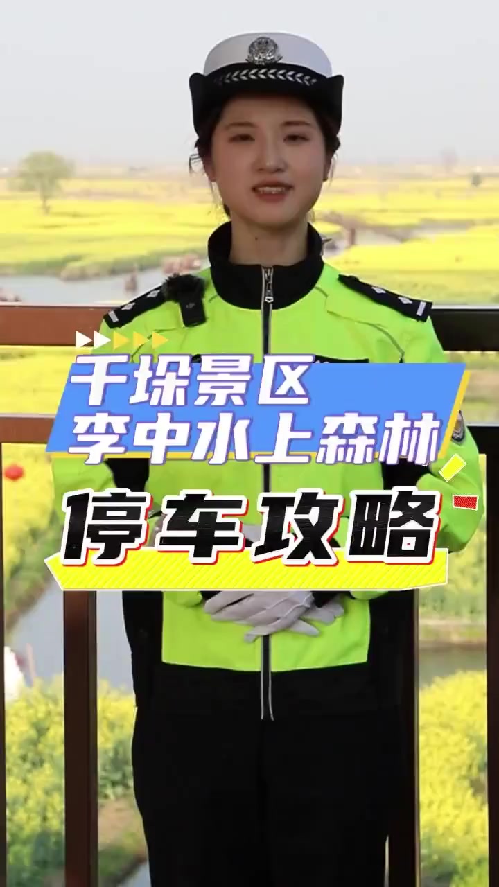千垛景区、李中水上森林景区最新停车攻略来了