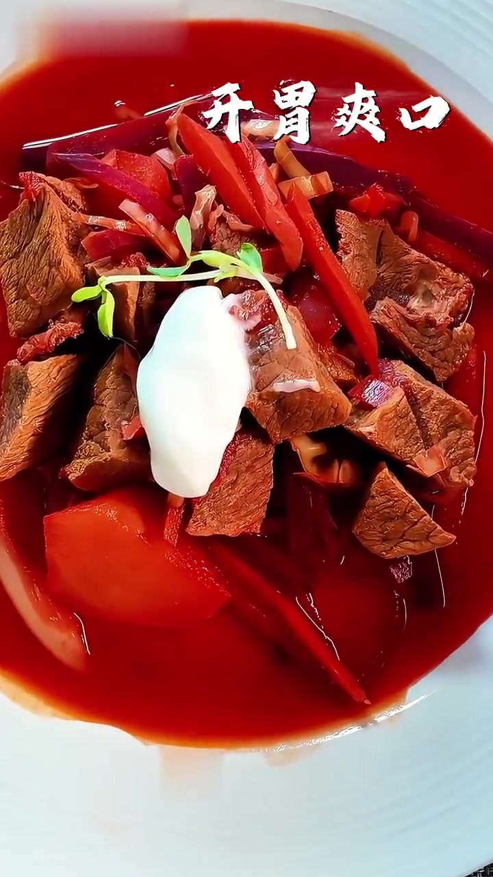 美味的乌克兰红菜汤