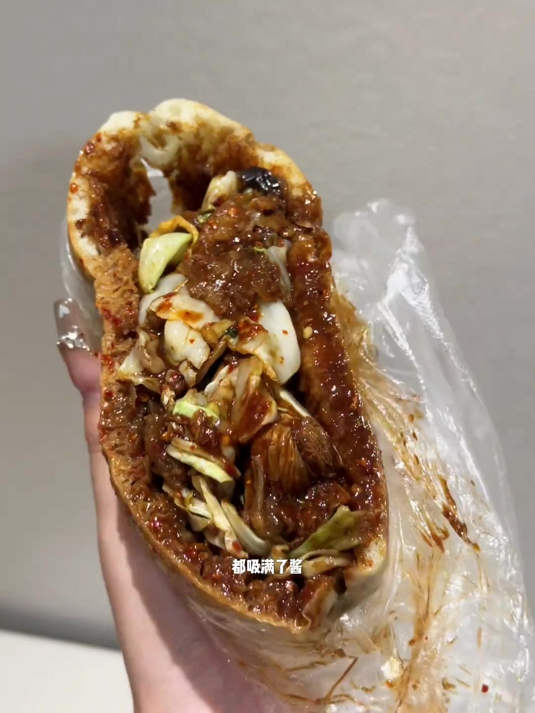 沭阳小饼夹肉和大饼包油炸,一口酱香超赞!