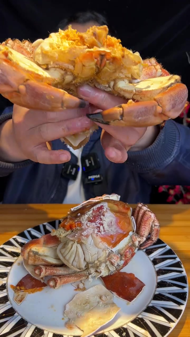 超贵面包蟹怎么吃？这条视频全教你！