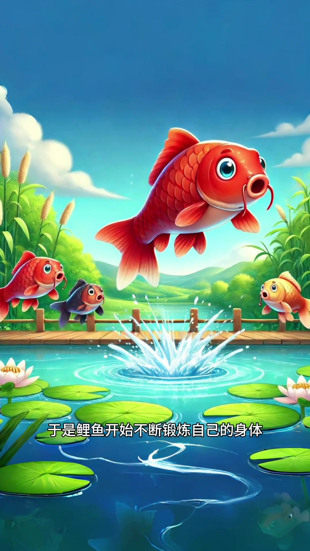 绘本故事 鲤鱼跃龙门