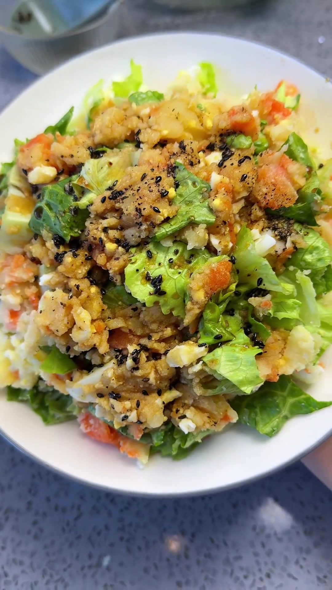 年后自律餐!生菜土豆泥,好吃掉秤做法简单!