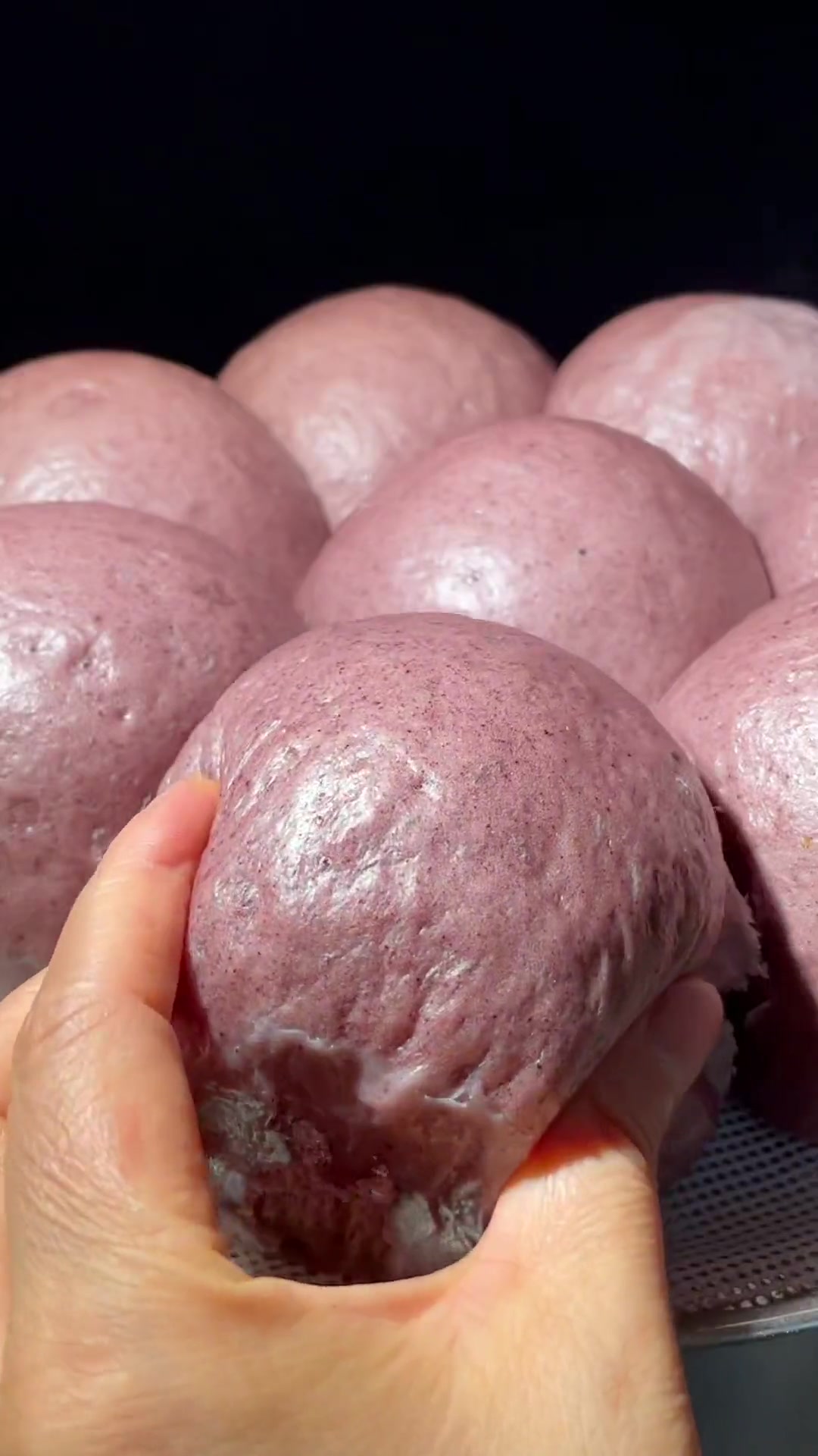 不用发面,加水即做,好吃赛面包的黑米面馒头,30秒学会