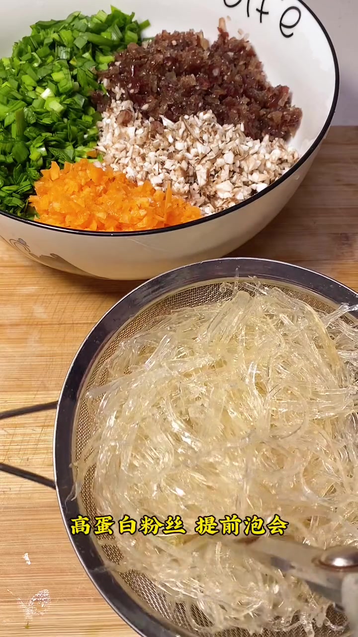 皮薄馅大素饺子,低卡清爽,大鱼大肉吃多换它