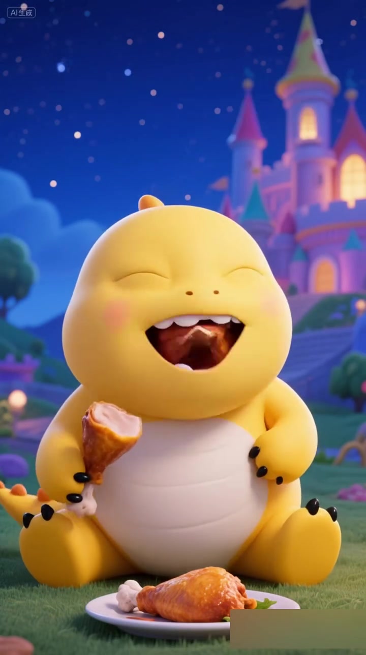 奶龙声控吃鸡腿,好吃到爆,专治饭渣宝宝~ 抓住孩子右脑开发黄金期,每天给宝宝听精选优质早教