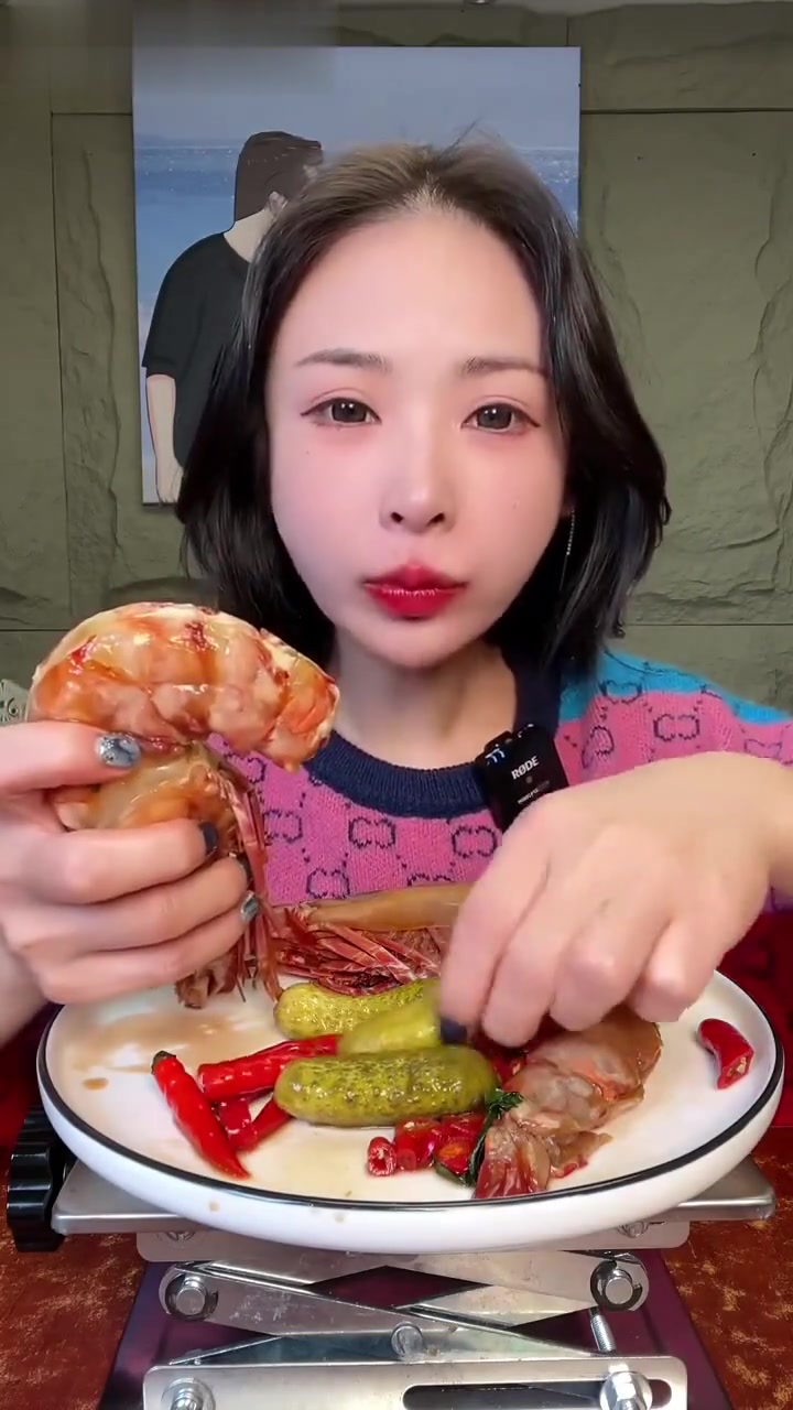 生呛大黑虎虾合集