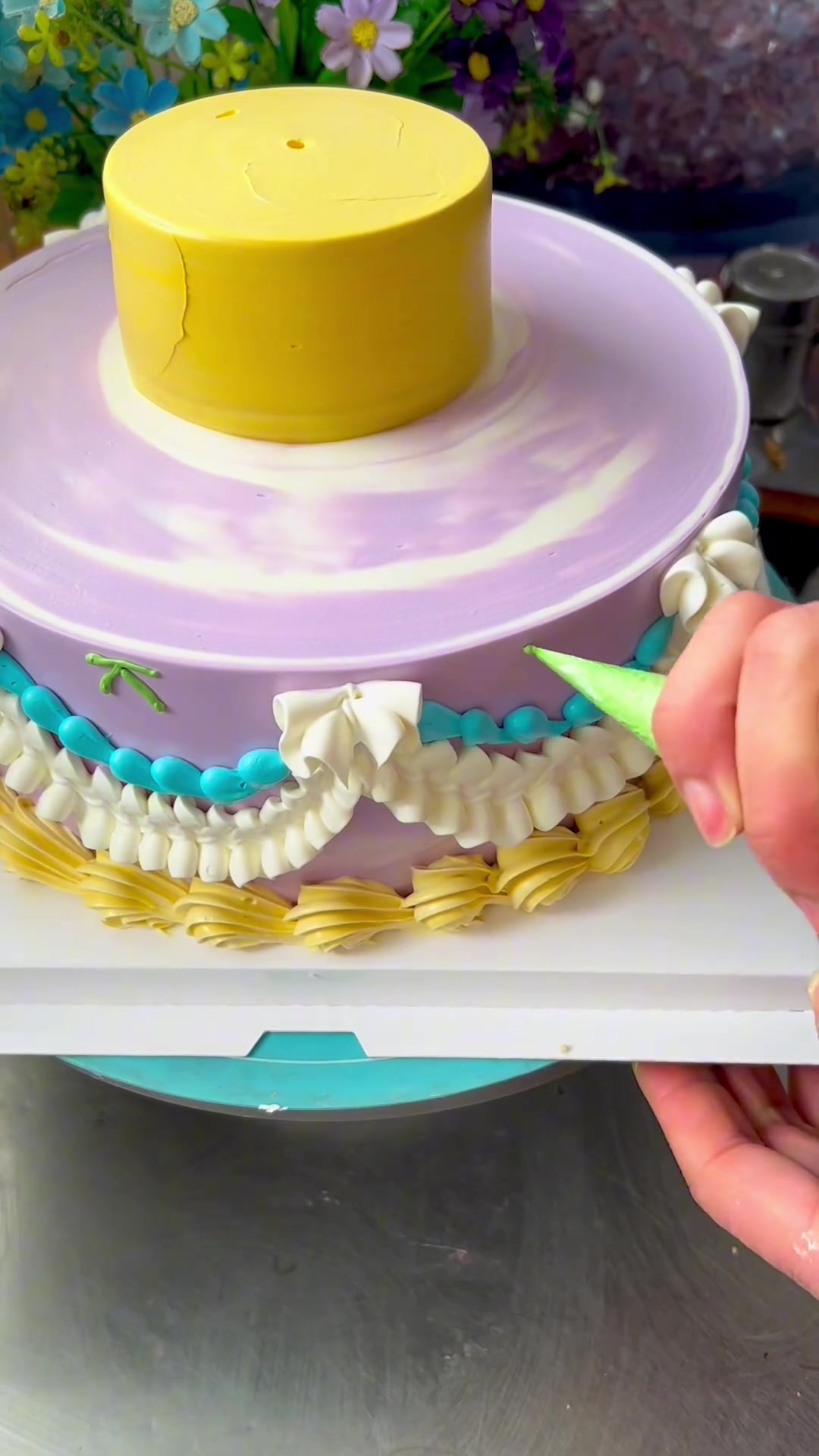 这样做的128寸蛋糕好看吗？