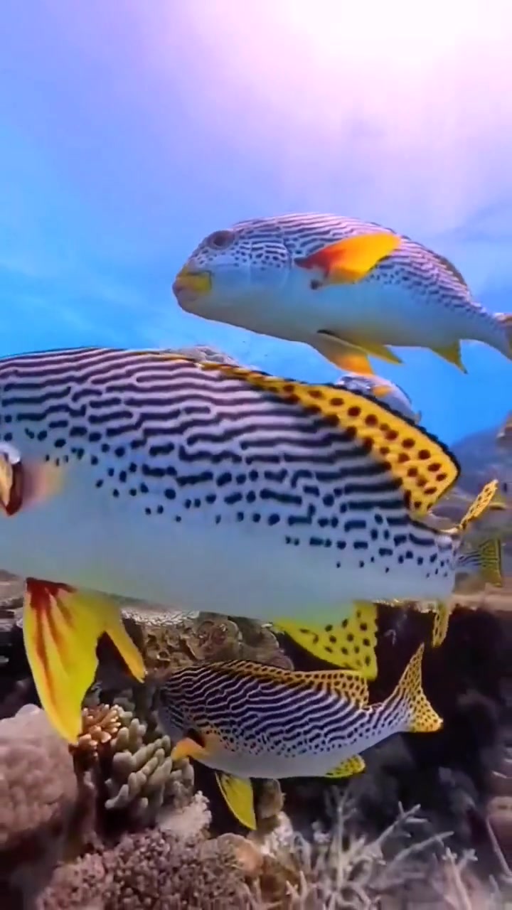 船长给大家分享神秘的海底世界，天然的水族馆，朋友们你认识几种海洋生物，喜欢吗？祝愿好朋友们