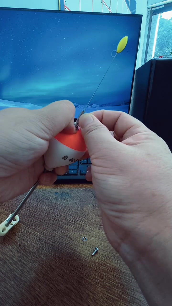 自钓王自动钓鱼漂,如何更换机关线