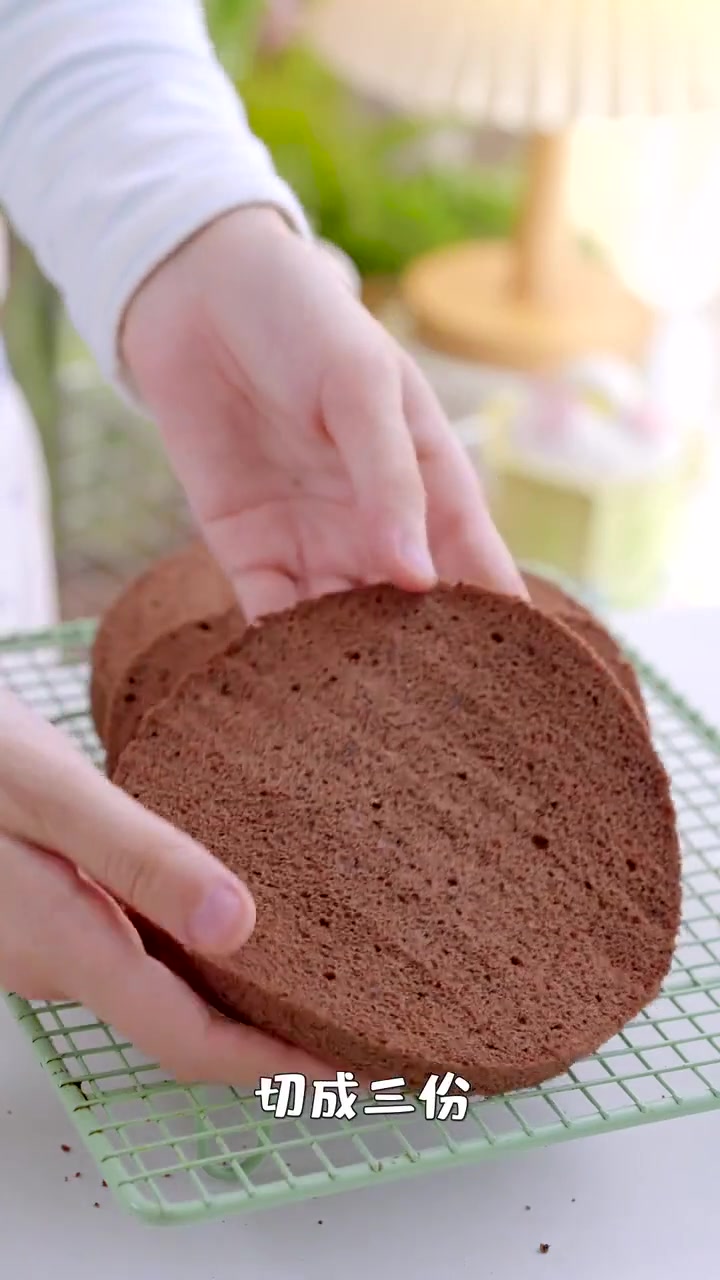 冬日巧克力裸蛋糕小白一次成功｜无需抹面