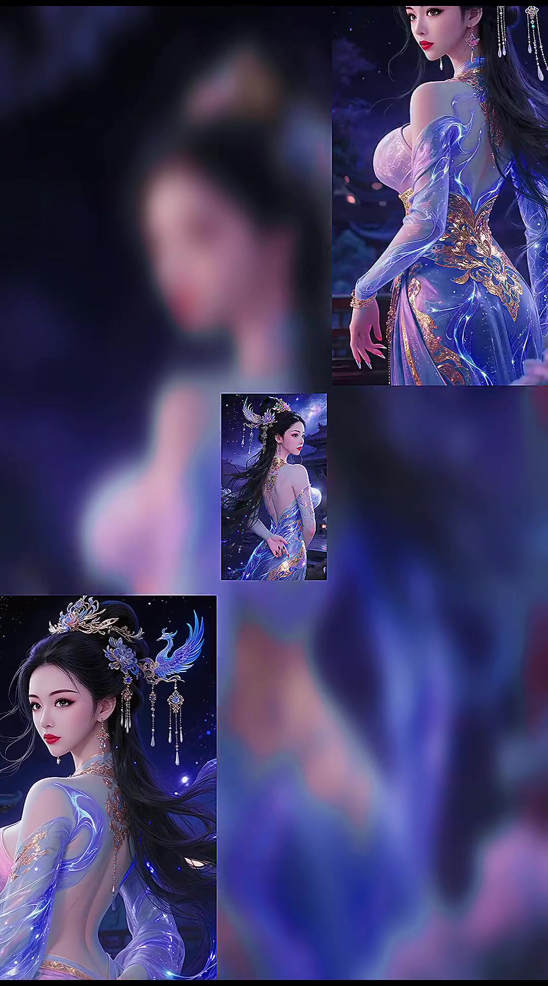 孟潞古风国漫梦幻唯美意境