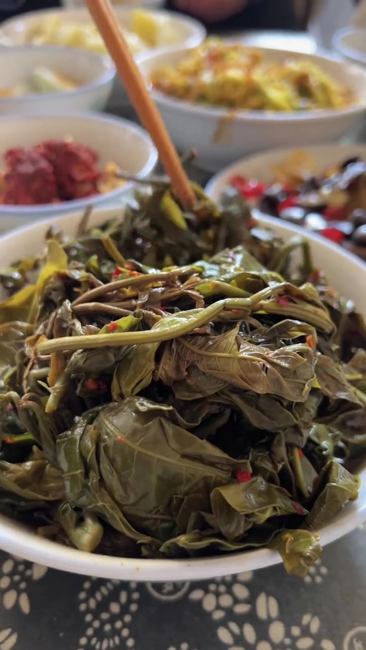 大树腌菜，也叫帕贡菜帕棍菜树头菜，酸辣中带点野菜的青苦