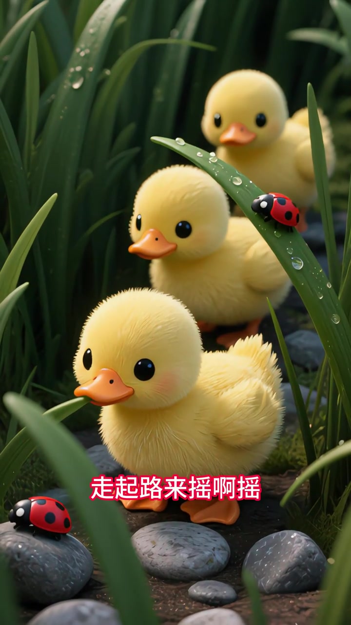 儿童歌曲:《小小鸭子》