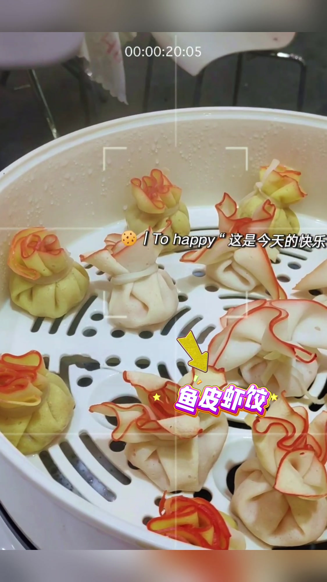 金钱袋与鱼皮虾饺