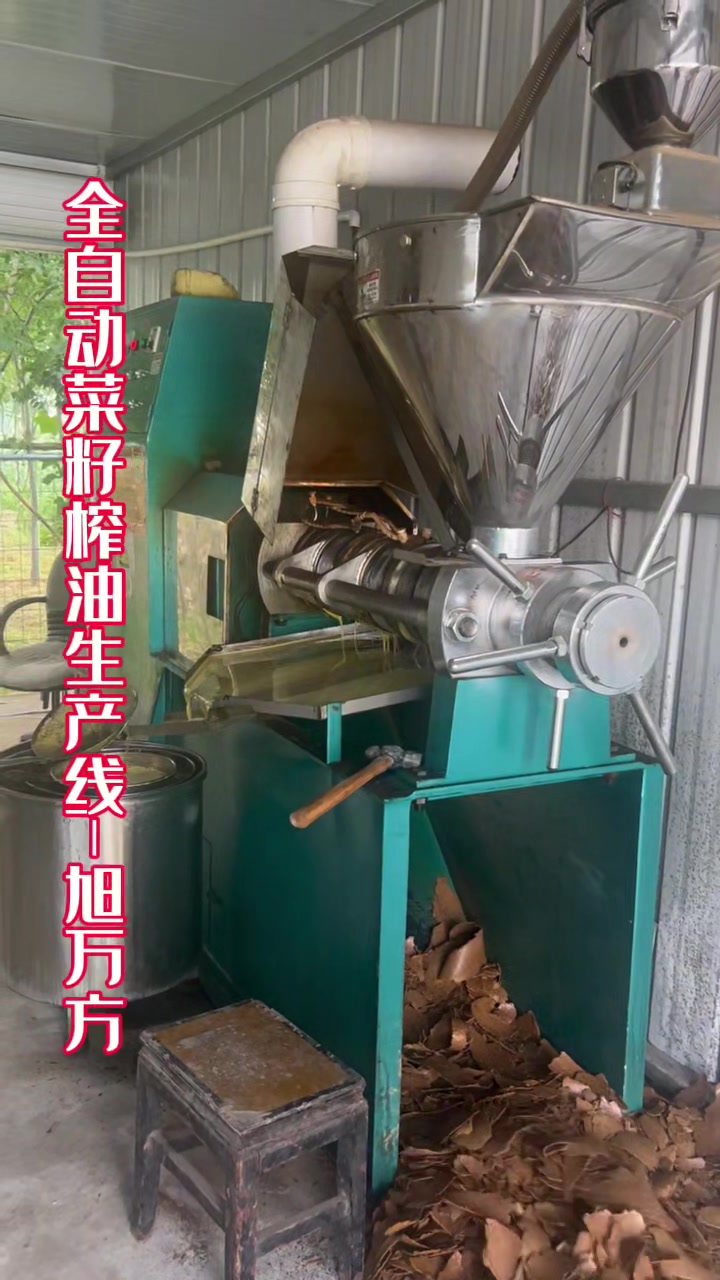 全自动菜籽榨油生产线#全自动榨油机#菜籽榨油机#榨油机