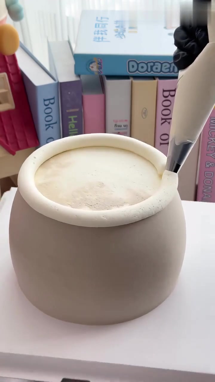 沉浸式做蛋糕/准妈妈版维尼小熊蛋糕