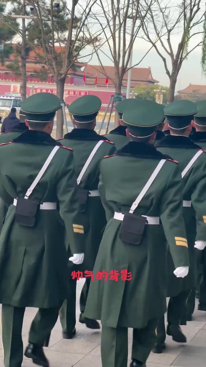 帅气的军人背景