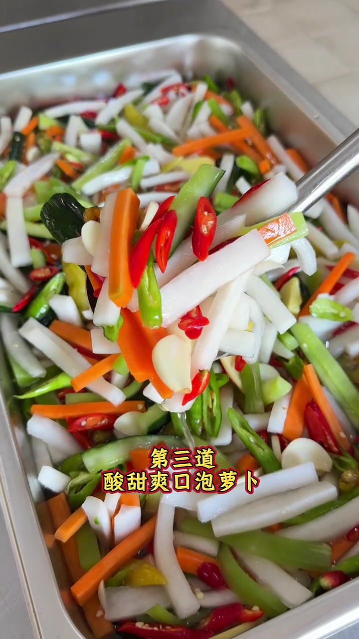 食堂夏天开胃解腻小凉菜做法,简单又酸辣