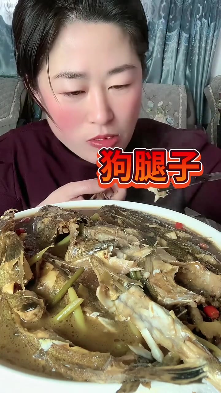 大辫子鱼又叫狗腿子鱼今天吃肉超棒