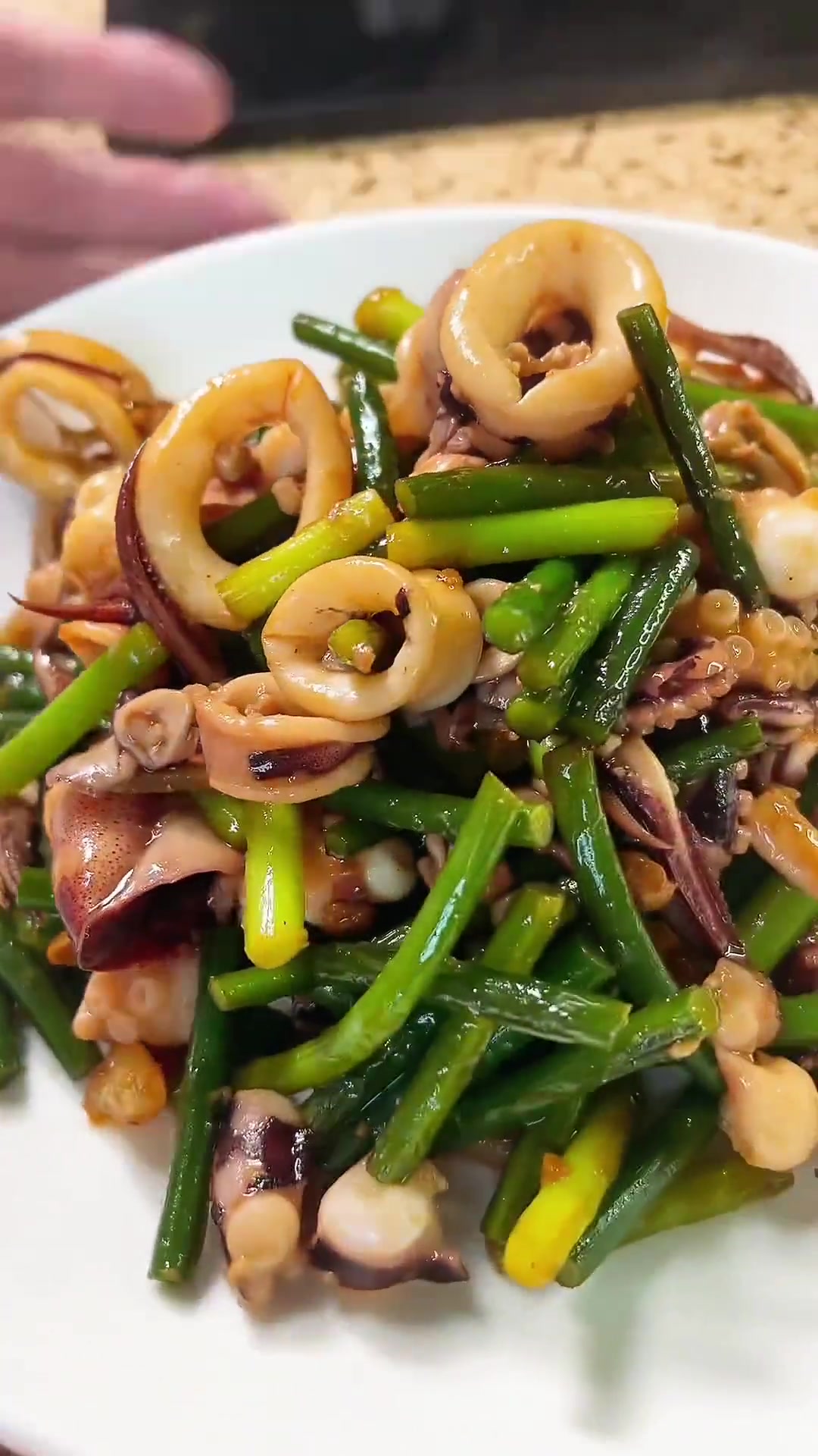 开海了小海鲜吃起来豆酱烧笔管鱼