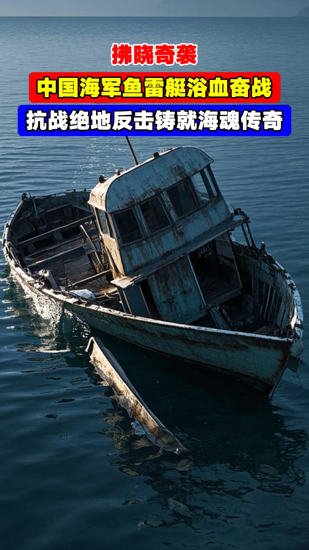 拂晓奇袭,中国海军鱼雷艇浴血奋战,抗战绝地反击铸就海魂传奇