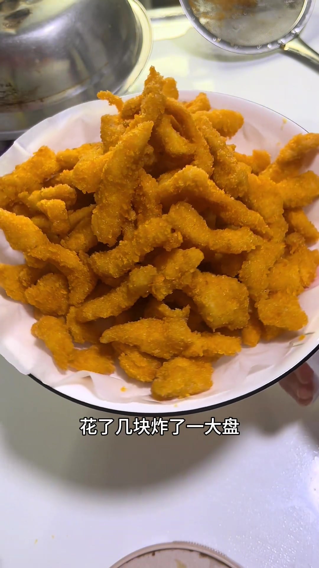 家里有小孩喜欢吃鸡柳的你就像我这样做