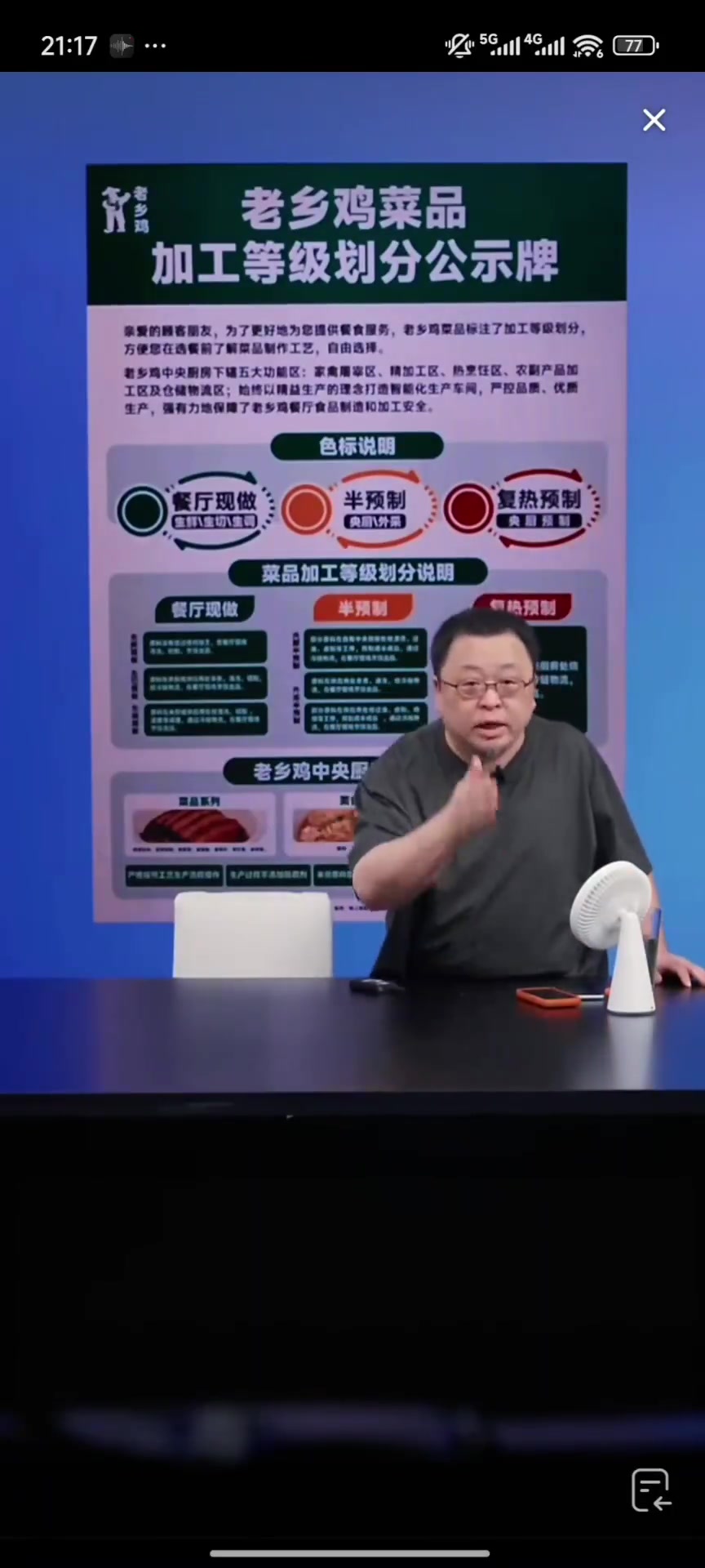 「罗永浩点名赞扬老乡鸡“预制菜标注清楚”,老乡鸡称公司仅有2道预制菜,所有菜品都可溯源」老