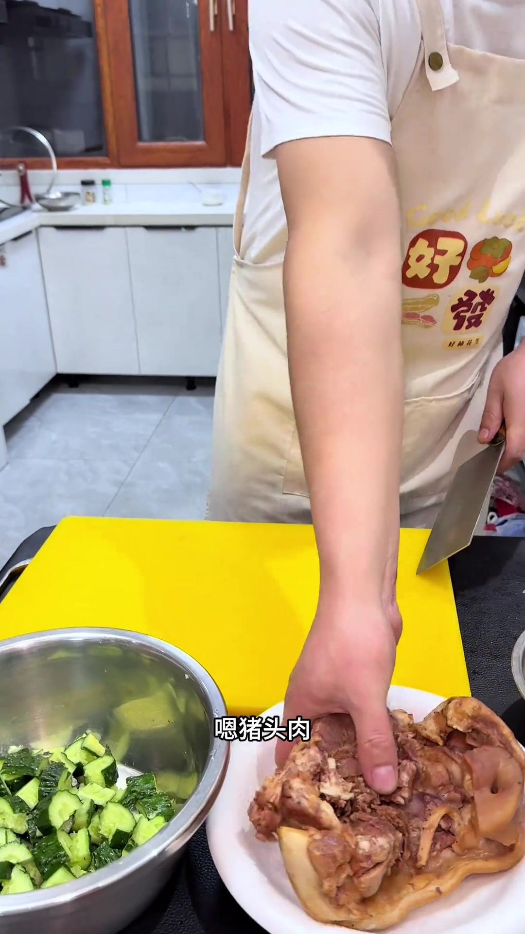 猪头肉拌黄瓜这么做,鲜香入味不下汤!
