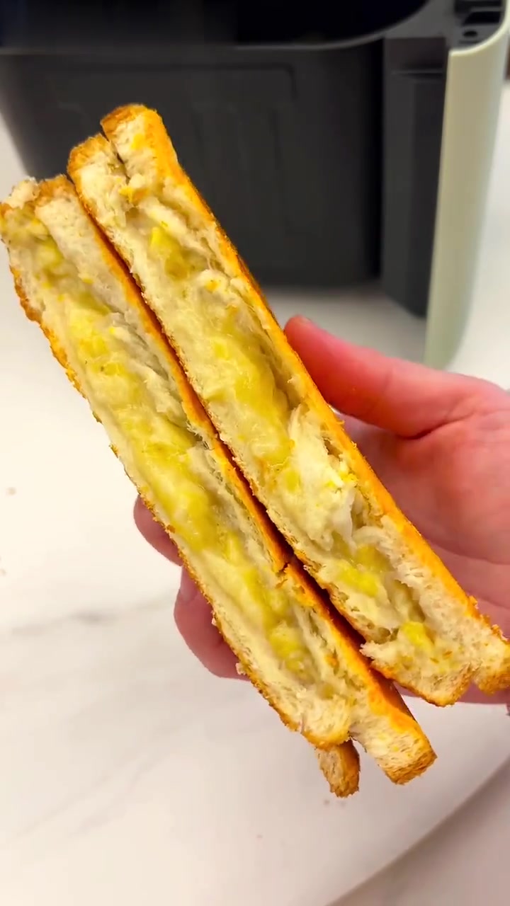 烤吐司香蕉,当早点小朋友大朋友都很爱哦