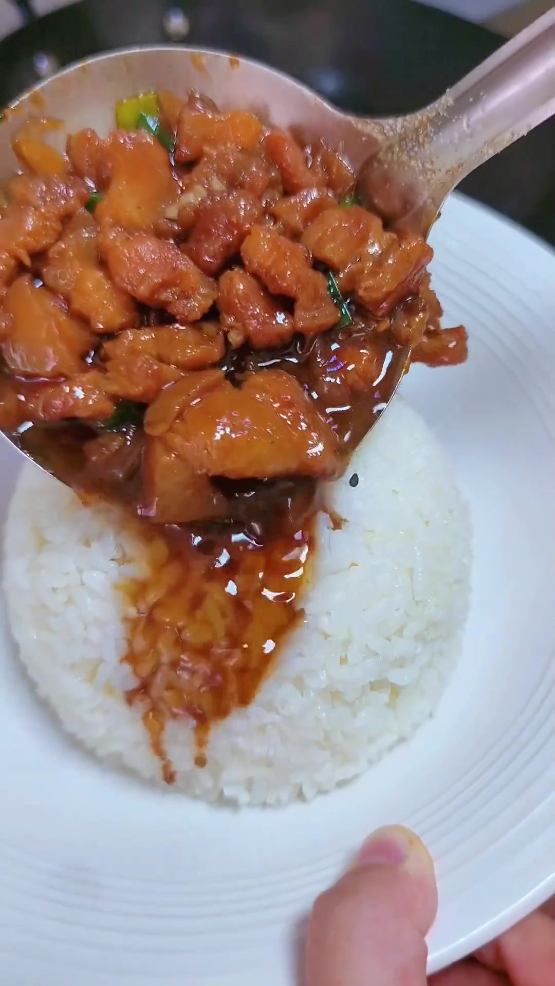 小学生学做饭,今天学做可乐卤肉饭,挑食根本不存在……