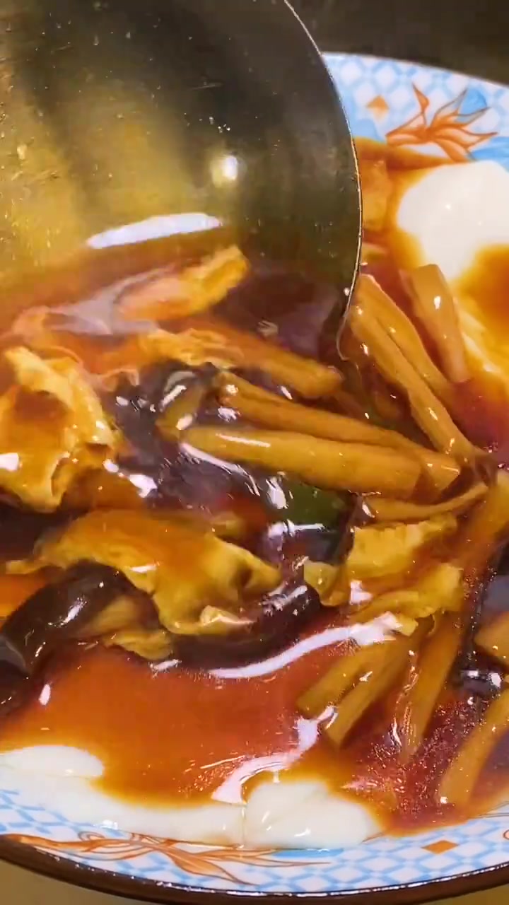 在家自制QQ弹弹豆腐脑,卤汁做法超简单!