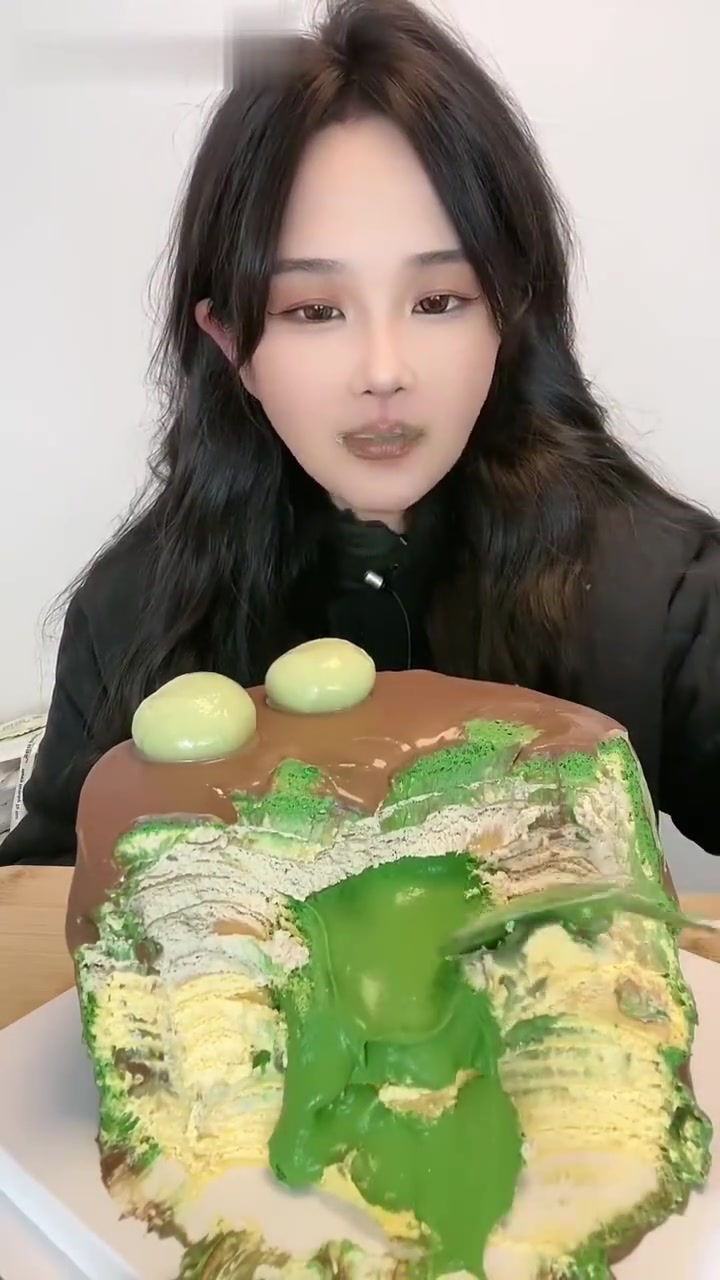 抹茶汤圆,法式千层