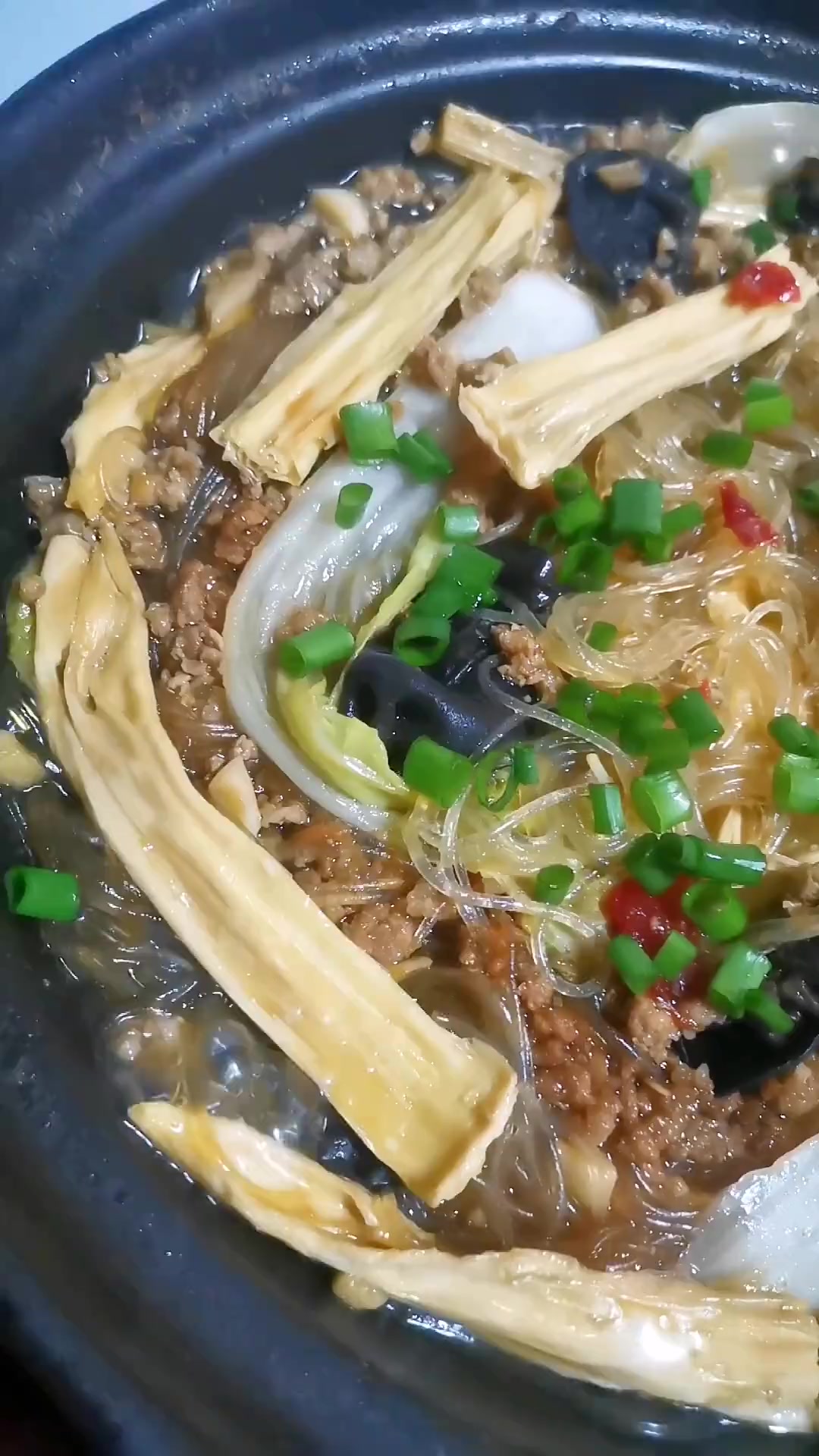 潮汕家常菜斋菜肉末煲,香且下饭