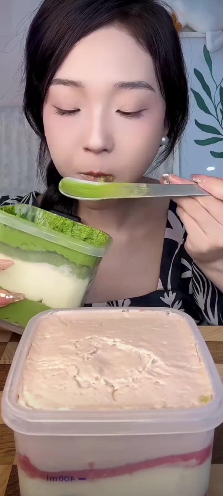 美味抹茶蛋糕,太好吃了